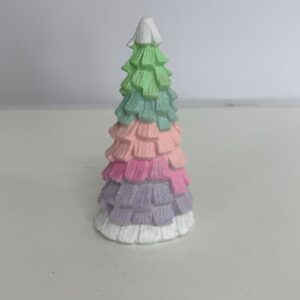 Árvore decorativa Natal degradê 14cm