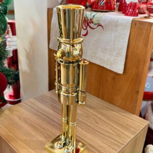 Quebra nozes dourado 37cm