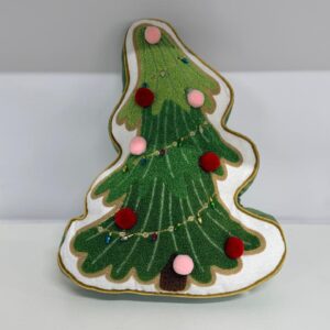 Almofada árvore de Natal 40x33cm